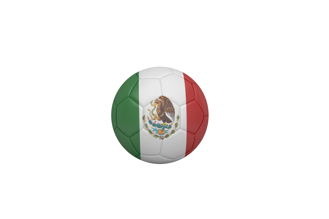 Transparent Soccer Ball with Mexican Flag Colors - Download Free Stock Images Pikwizard.com