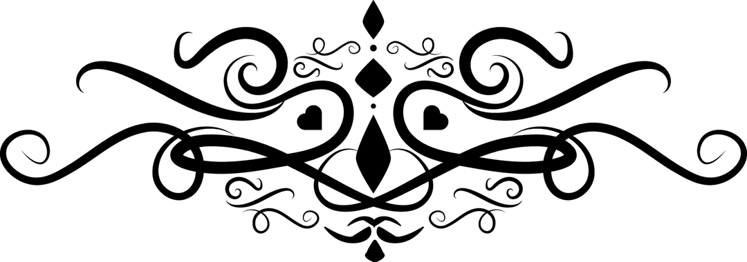 Abstract Black Geometric Maze on Transparent Background