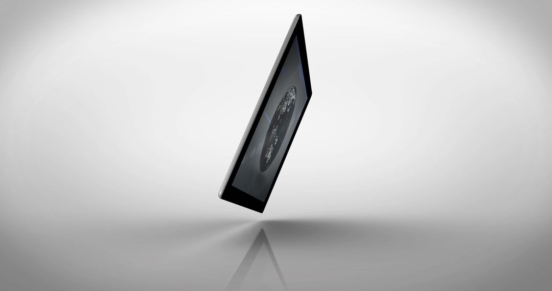 Futuristic Earth Concept on Floating Tablet Screen - Free Images, Stock Photos and Pictures on Pikwizard.com