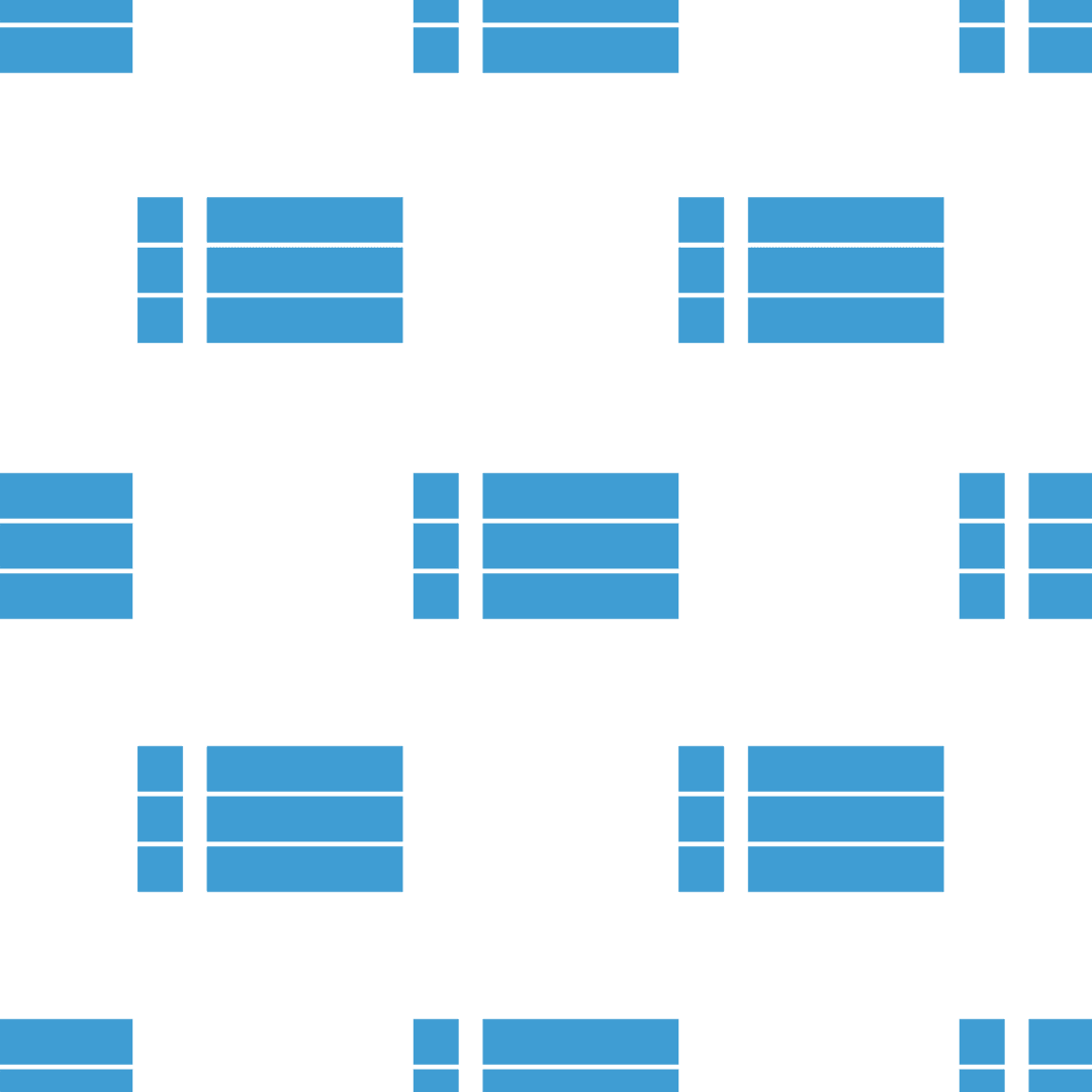 Blue Geometric Grid on Transparent Background