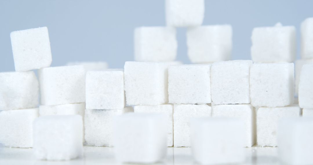 Stacked White Sugar Cubes Isolated on Light Background - Free Images, Stock Photos and Pictures on Pikwizard.com