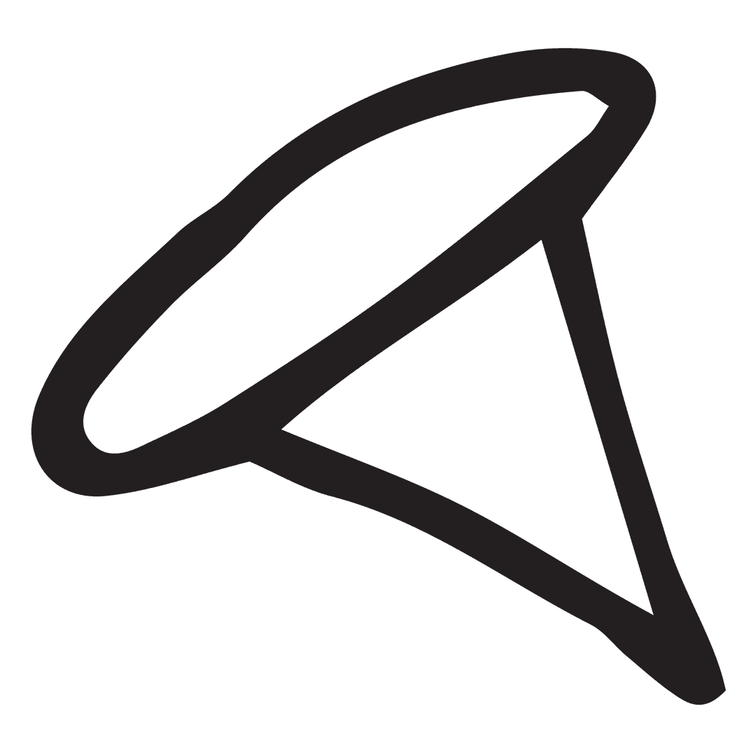 Transparent Abstract Hand-Drawn Nail Icon Vector Art