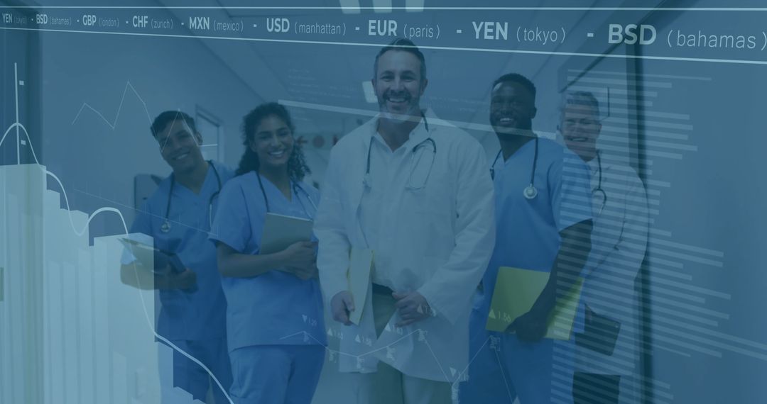 Medical Team Collaboration with Financial Data Overlay