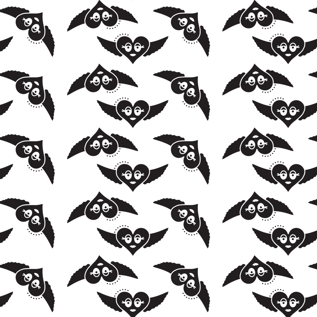 Black Heart Patterns on Transparent Background for Design Projects - Download Free Stock Images Pikwizard.com