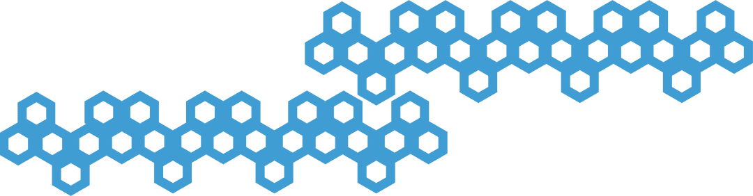 Geometric Hexagonal Pattern on Transparent Background