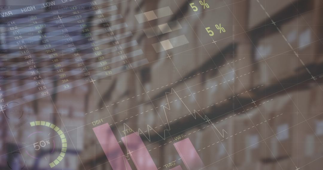 Warehouse Financial Data Interface Display