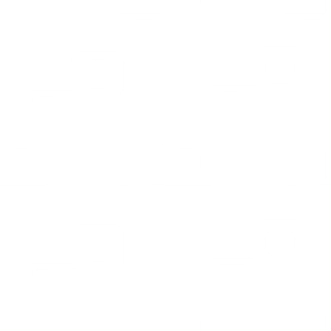 Seamless Pattern of White Tape Measures on Transparent Background