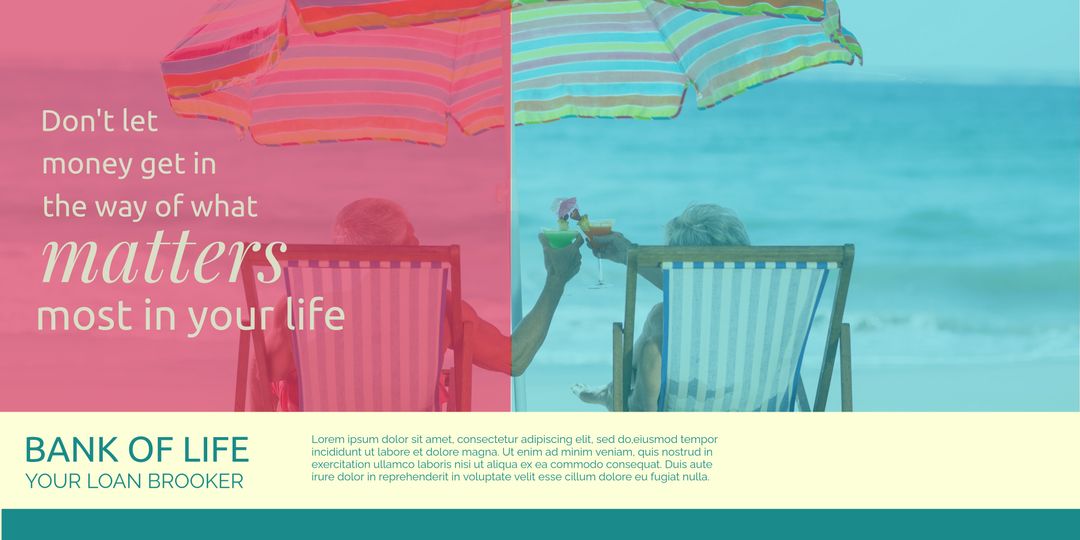 Serene Beach Getaway Symbolizing Financial Freedom and Happiness