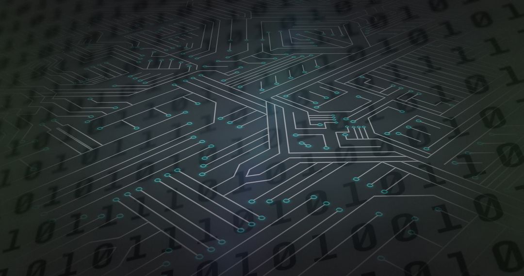 Cybersecurity Concept with Digital Padlock and Network Background