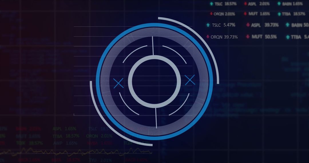Digital Interface with Technology Concept Overlay