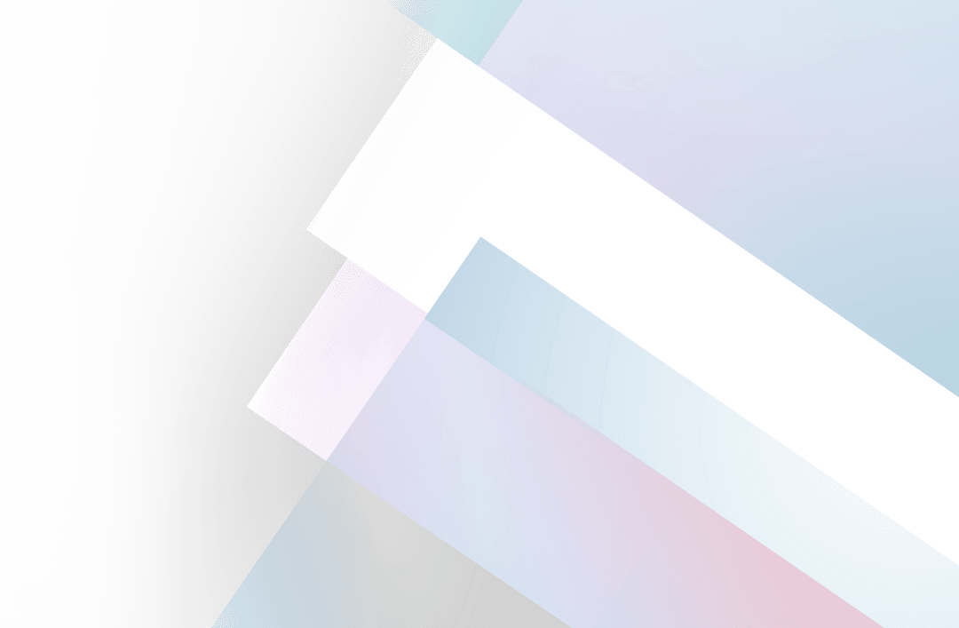 Geometric Abstraction with Pastel Tones on Transparent Canvas