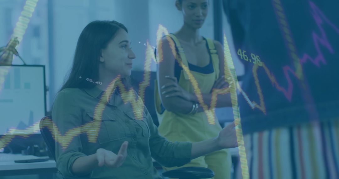 Analyzing Financial Data in Modern Office