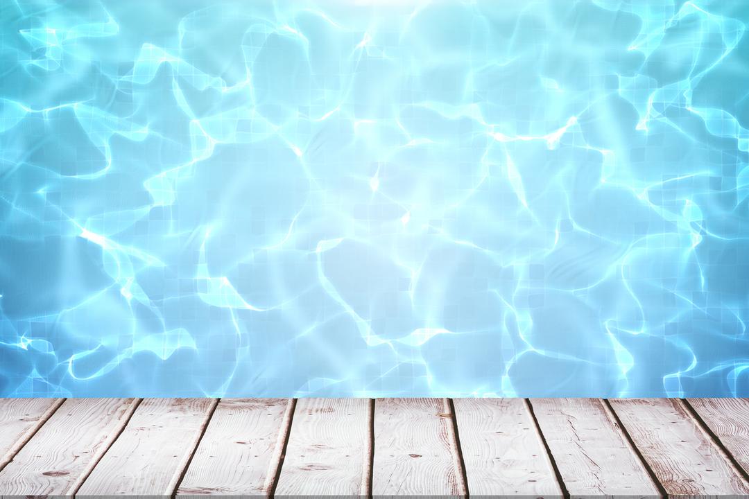 Wooden boards with pool water background - Free Images, Stock Photos and Pictures on Pikwizard.com