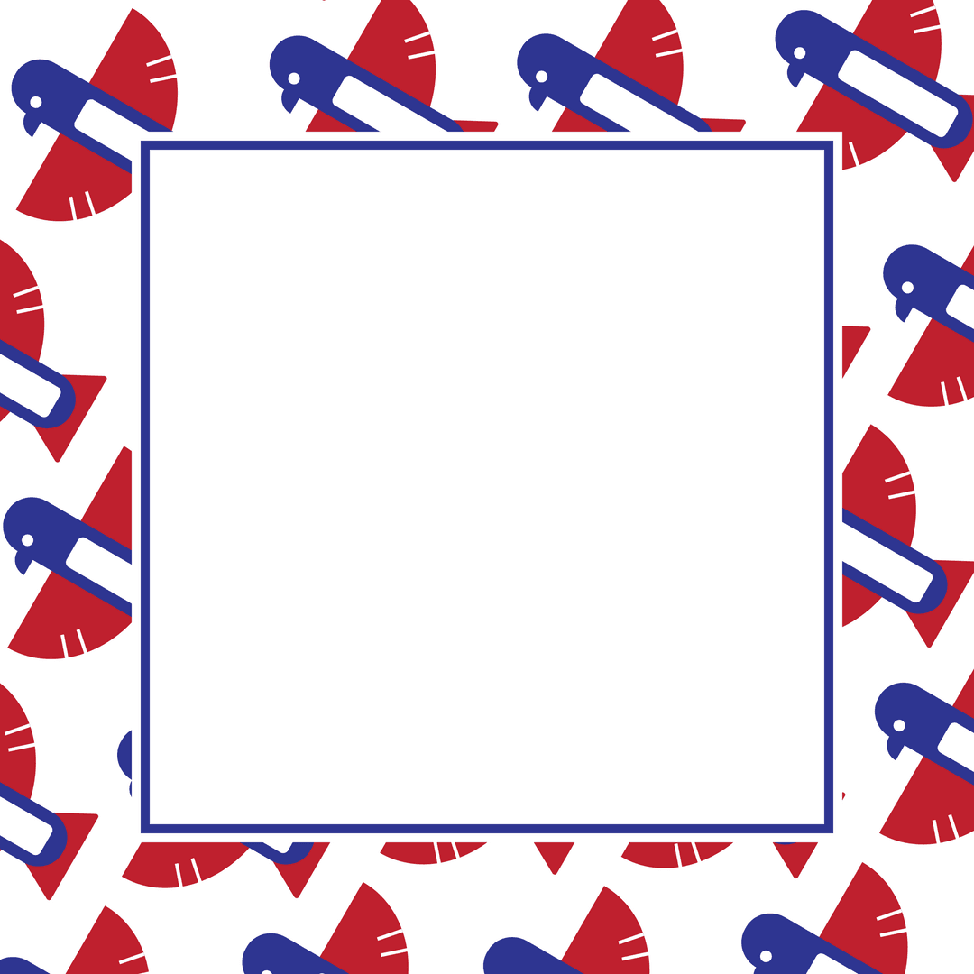 Colorful Birds with Copy Space Transparent Background