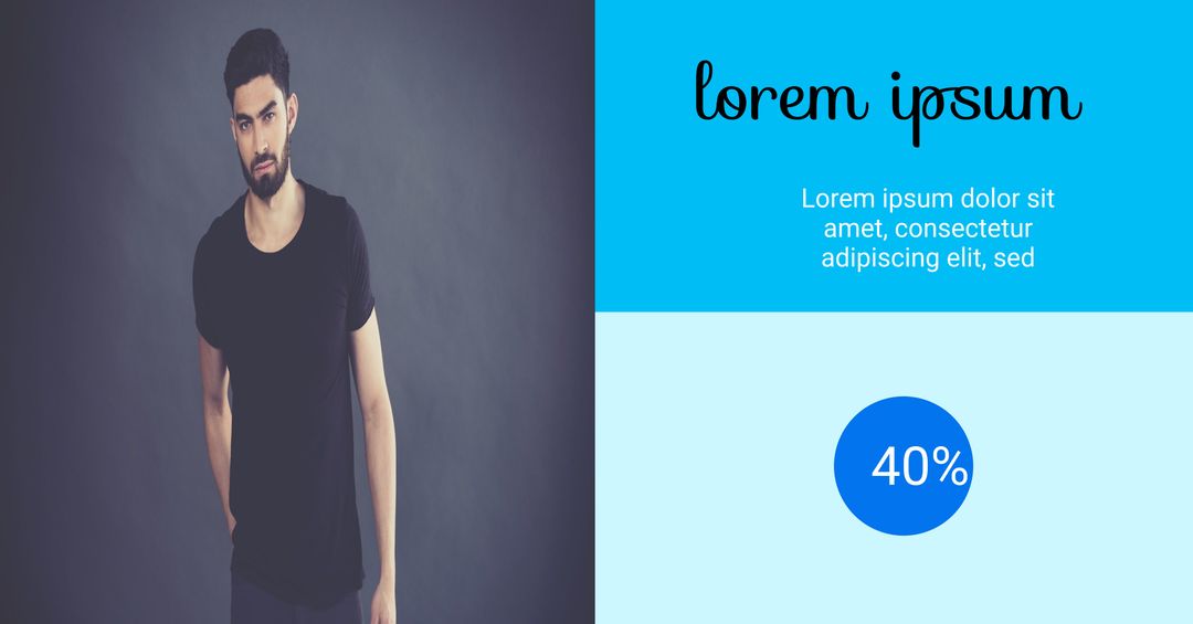 Stylish Man Posing in Fashionable Attire with Modern Design