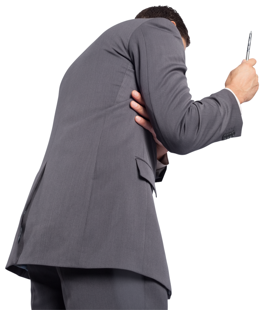 Isolated Caucasian Businessman Holding Pen on Transparent Background - Download Free Stock Images Pikwizard.com