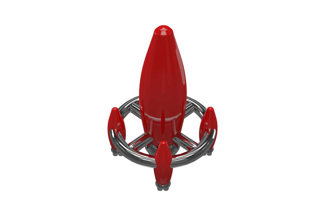 Red Transparent Space Rocket for Futuristic Concepts - Download Free Stock Images Pikwizard.com