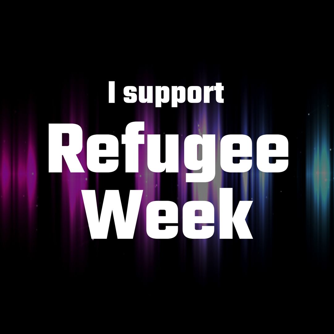 Vibrant Refugee Week Support Illustration
