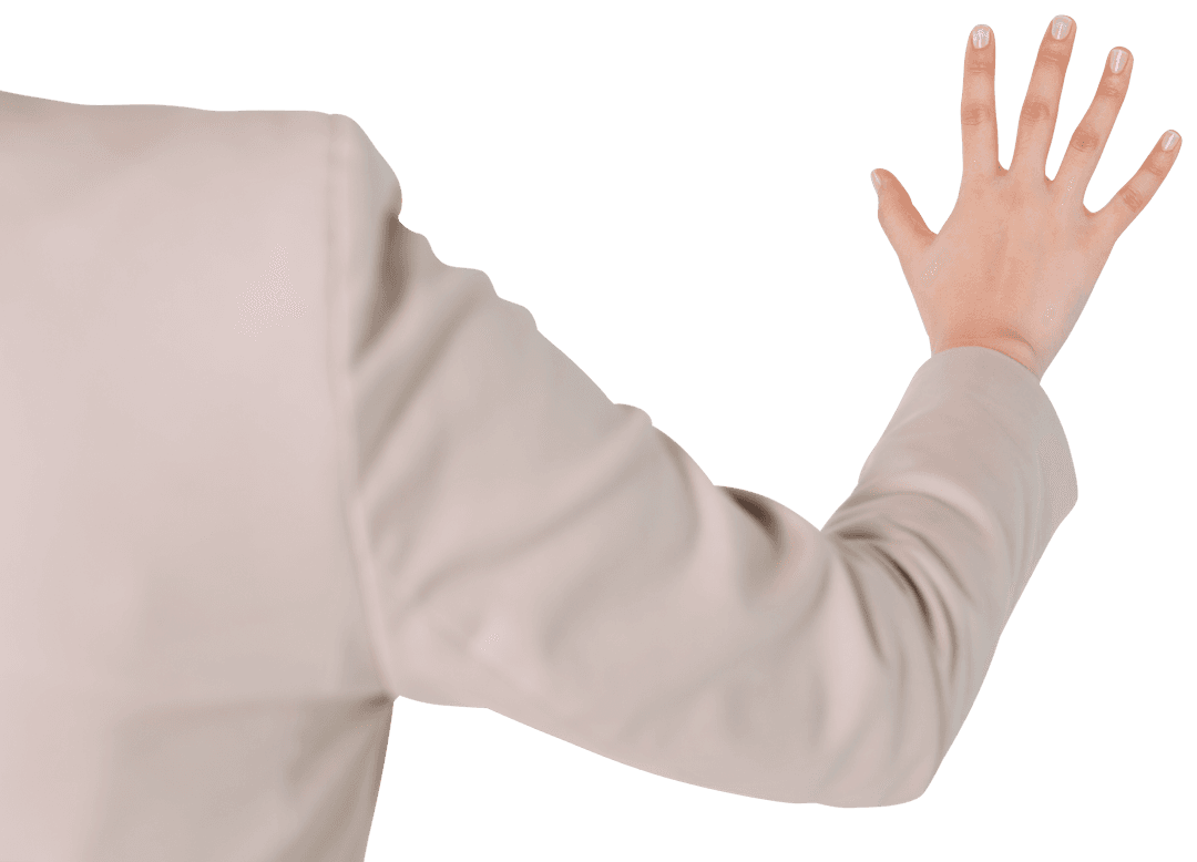 Transparent Background Businesswoman Hand Gesture