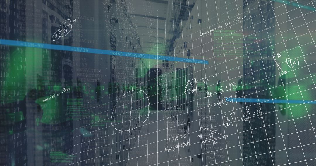 Digital Interface with Mathematical Equations in Data Center