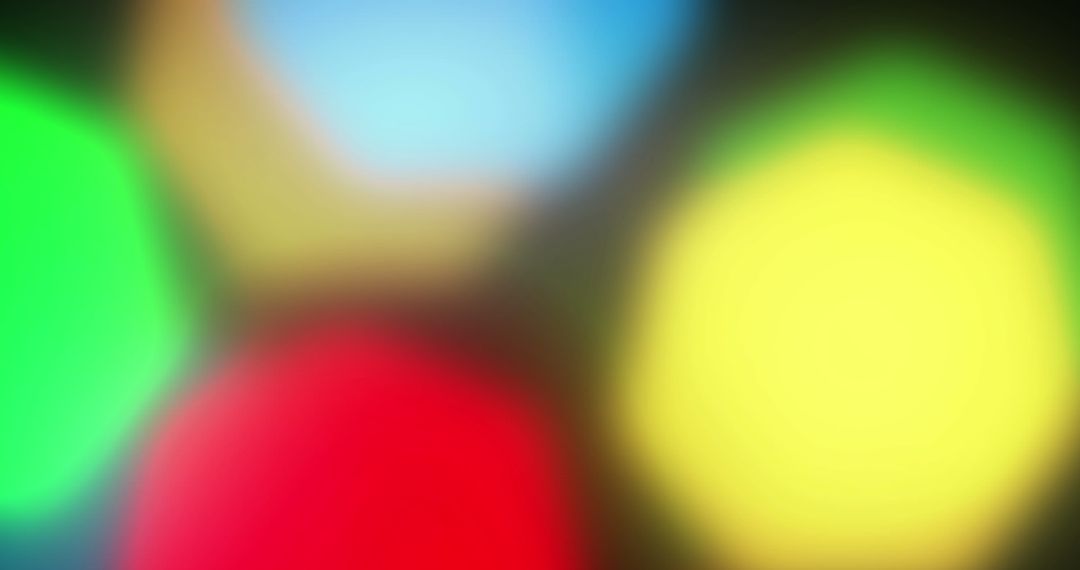 Abstract Blurred Multicolored Bokeh Lighting for Festive Background