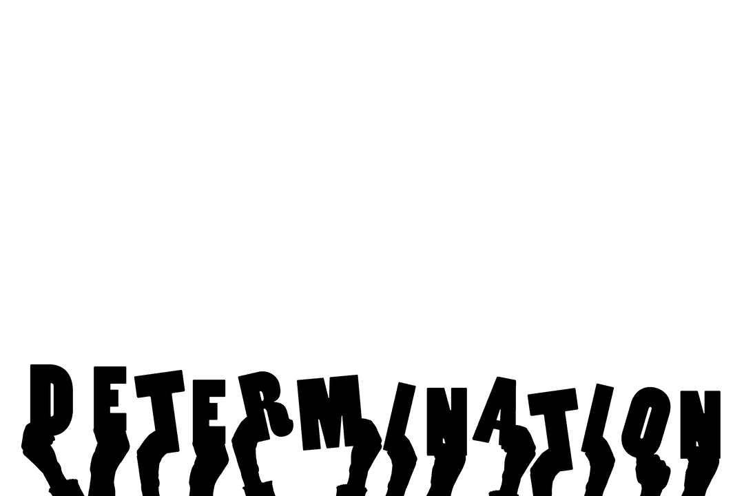 Hands of Determination Icon Concept Transparent Background