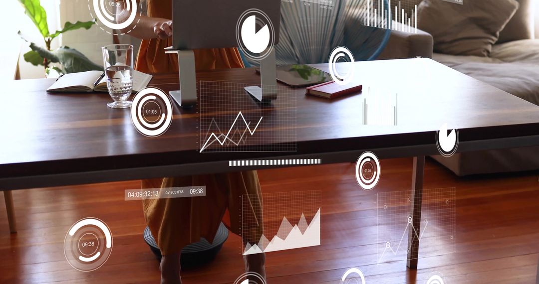 Digital Data Visualization and Financial Analysis Techniques