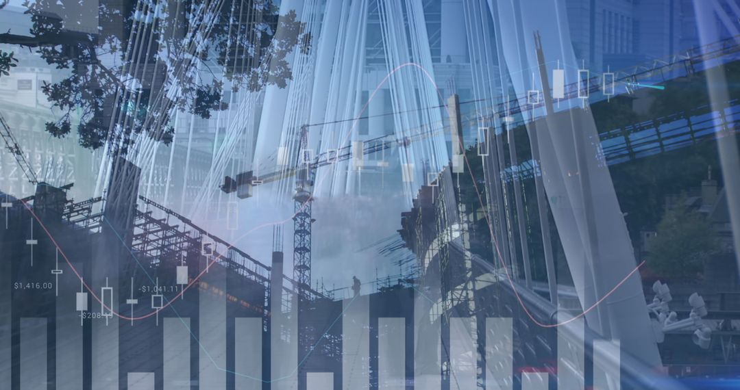 Dynamic Financial Data Overlays Urban Construction