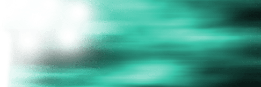 Transparent Emerald Green Sky with Blurred Clouds