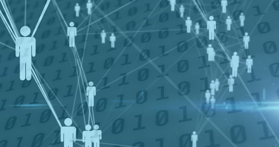 Digital Network Connections Over Binary Code Overlay