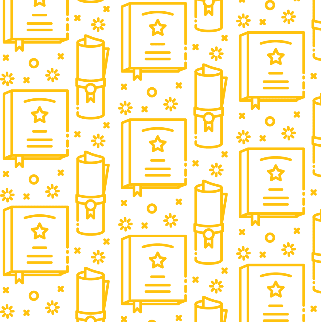 Seamless Golden Book Pattern on Transparent Background - Download Free Stock Images Pikwizard.com