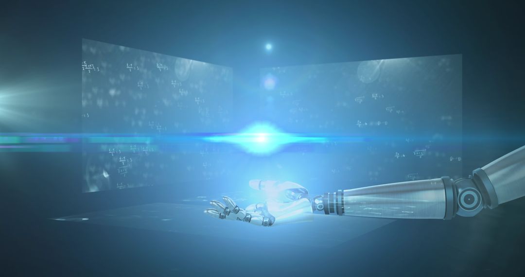 Robot Hand Interacting with Advanced Digital Interface