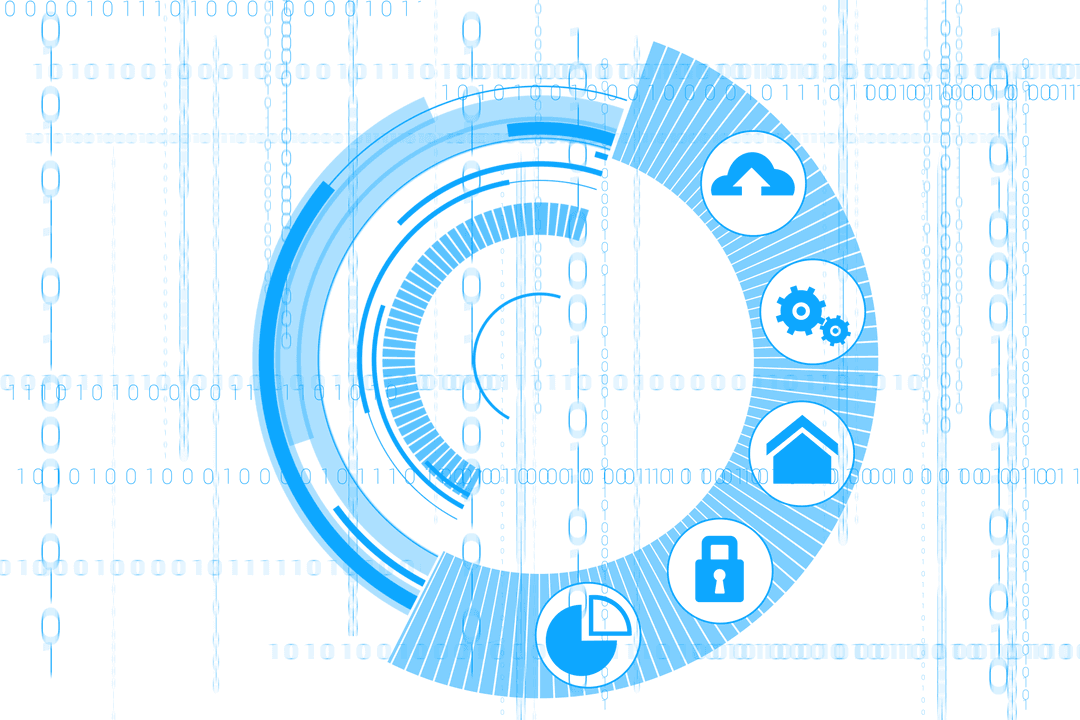 Futuristic Digital Interface on Transparent Background Vector - Download Free Stock Images Pikwizard.com