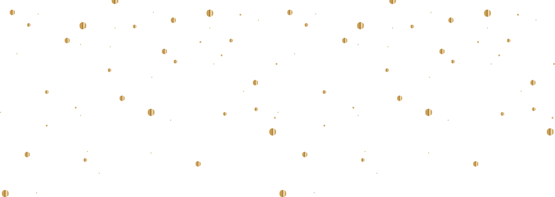 Elegant Gold Circles Pattern on Transparent Background