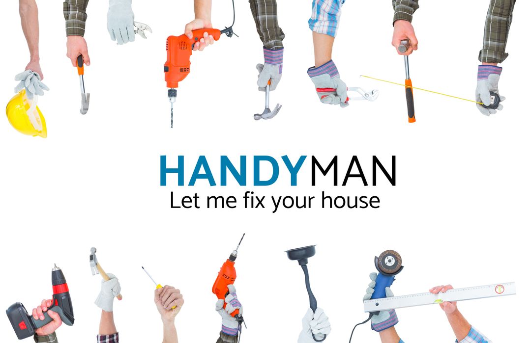 Handyman Tool Collection for Home Repair Promotion - Download Free Stock Templates Pikwizard.com