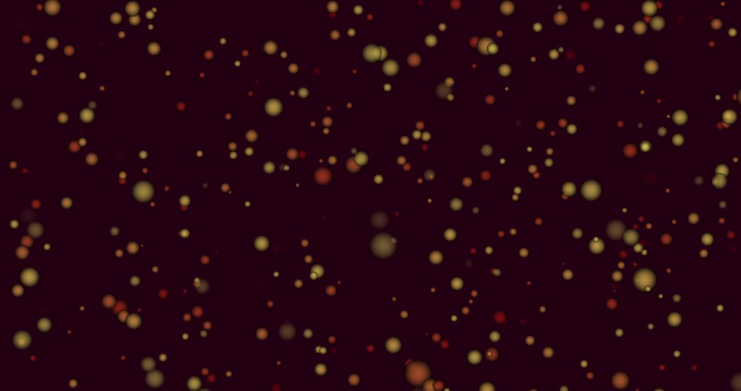 Colorful Light Particles Glowing on Dark Background