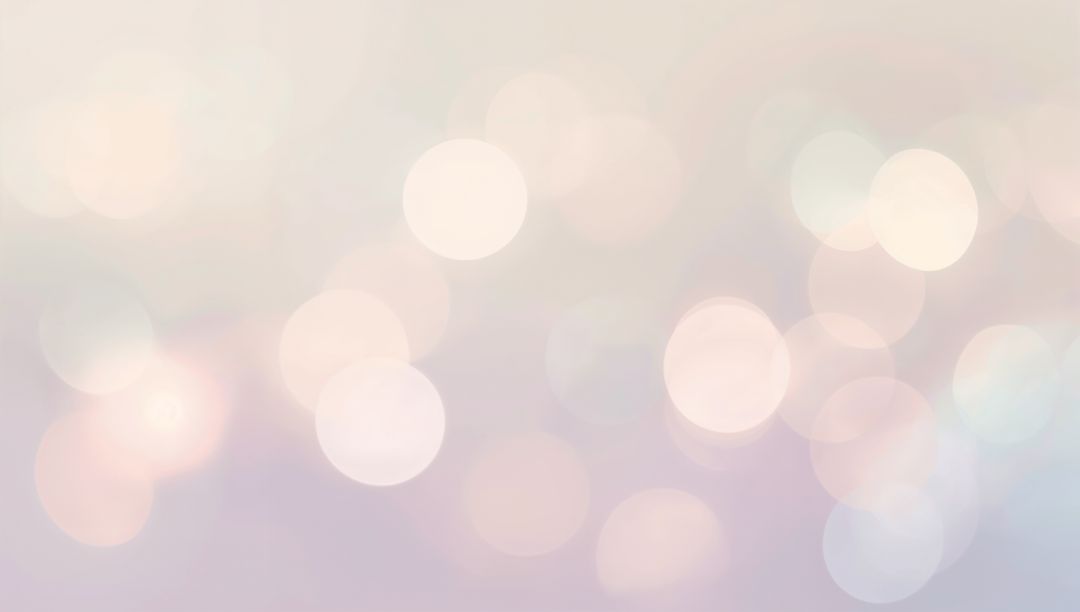 Pastel Bokeh Lights Creating Dreamy Abstract Glow