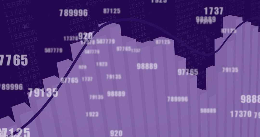 Abstract Digital Data and Server Connections Concept