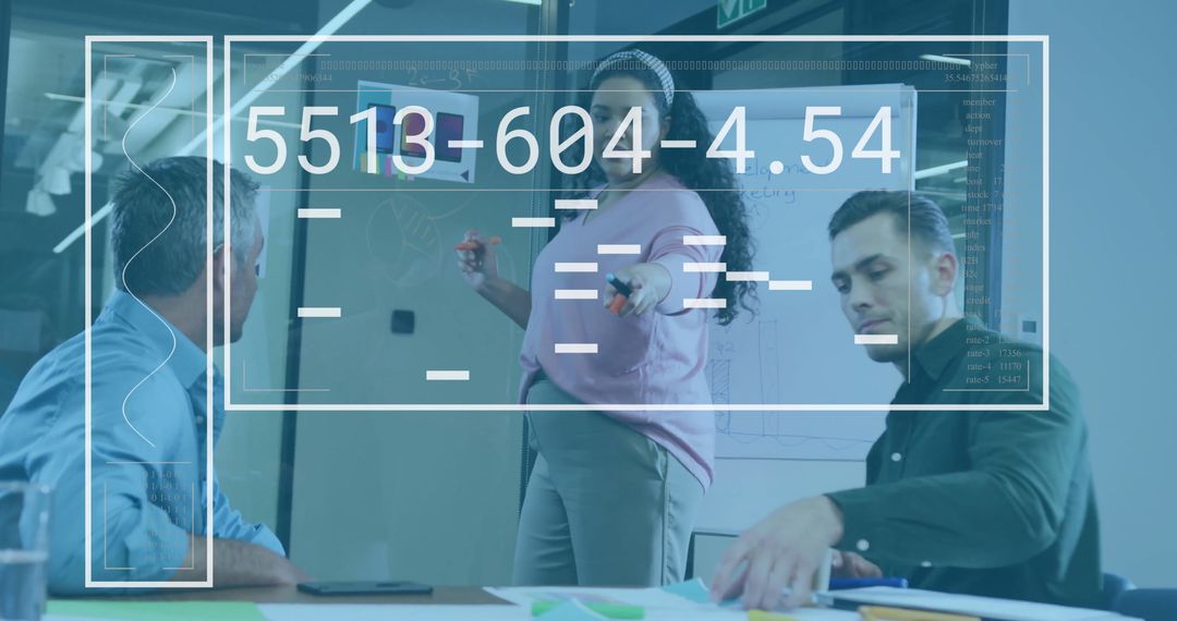 Immersive Data Interface Over Office Meeting Collaboration