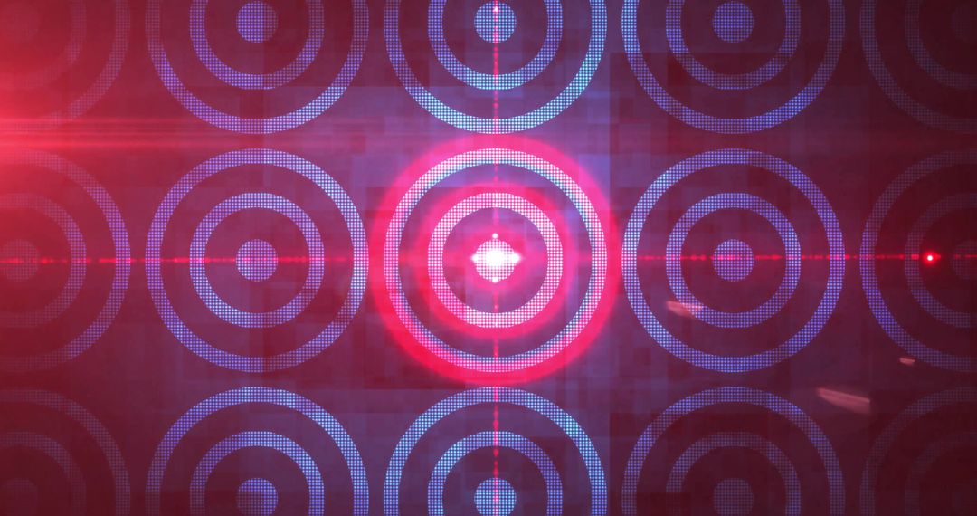 Global Technology Connections with Circular Light Patterns