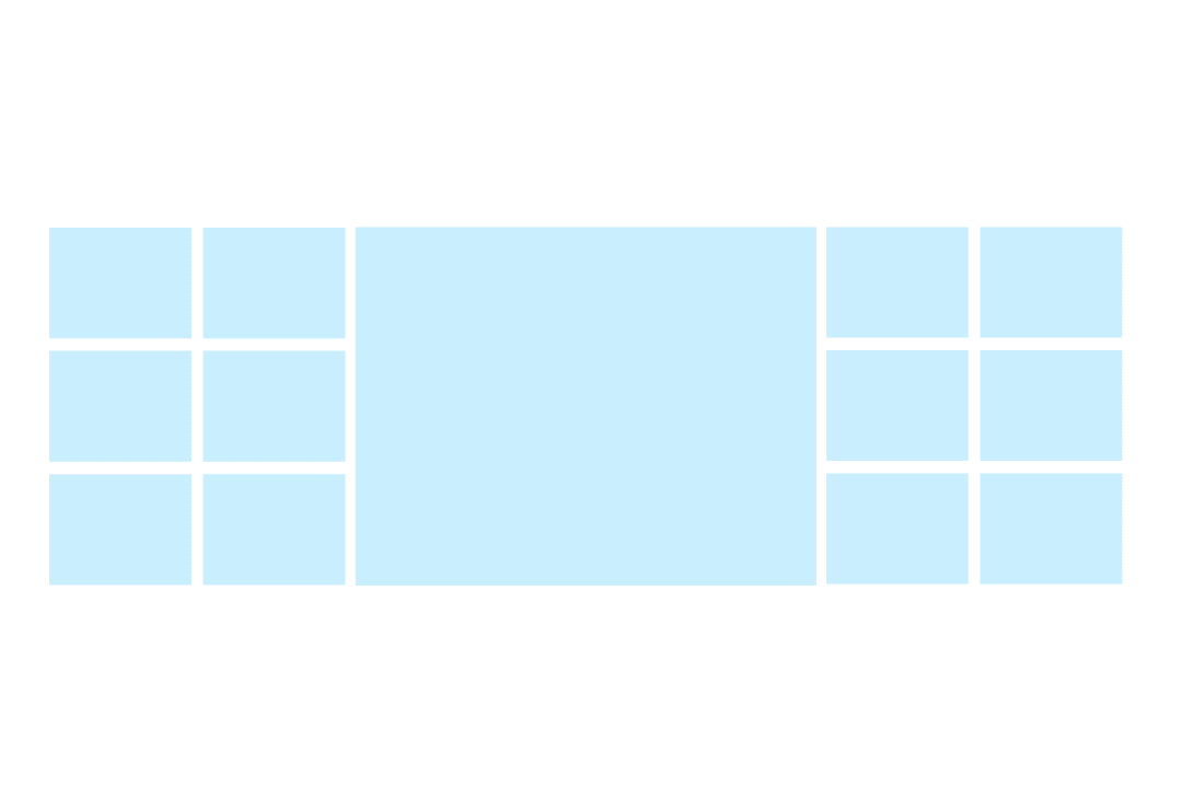 Digital Blue Translucent Rectangles on Transparent Background