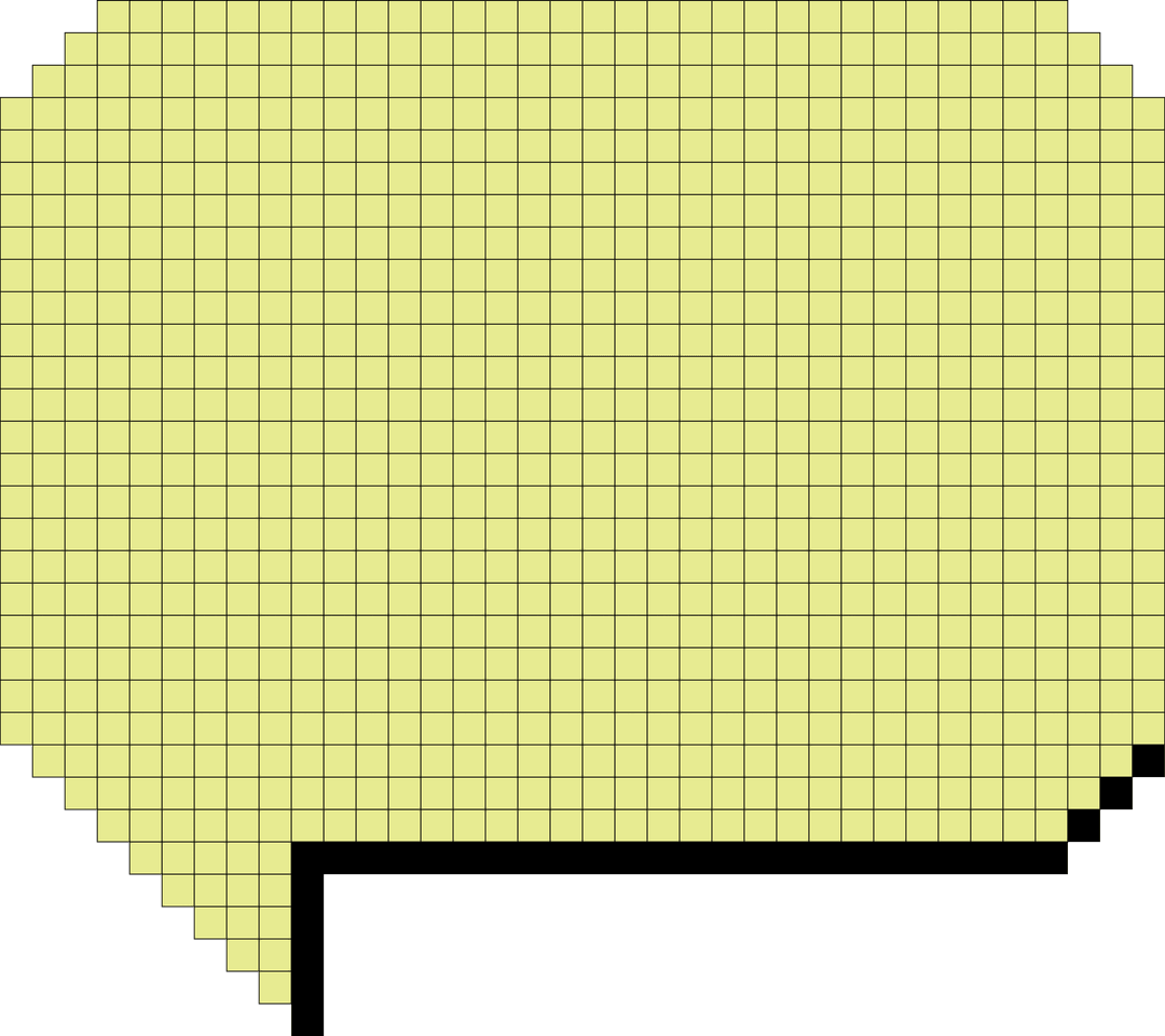Transparent Speech Bubble Illustration in Pale Green