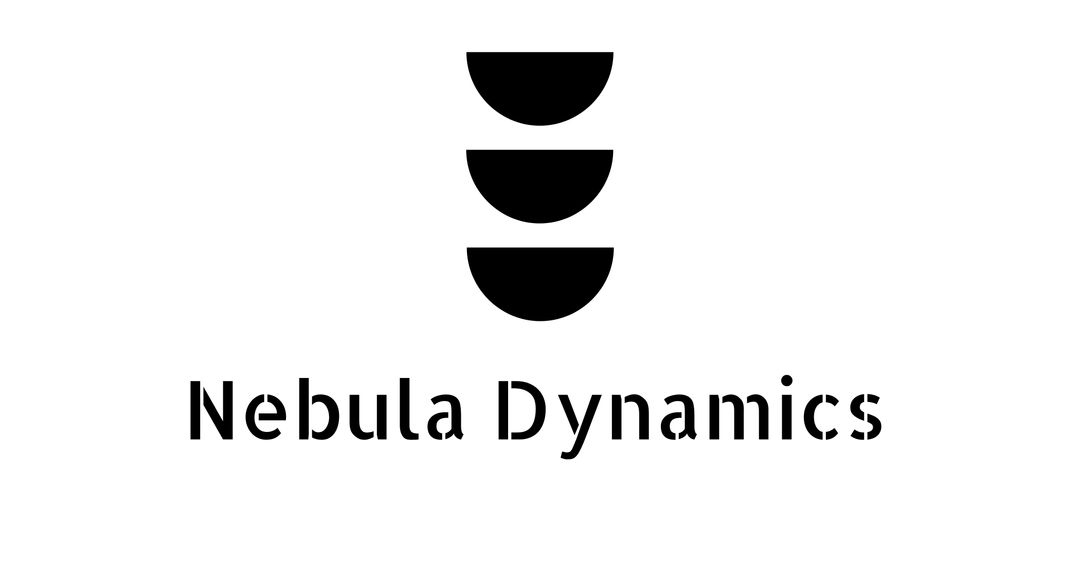 Minimalist Nebula Dynamics Logo With Black Curves on White - Download Free Stock Templates Pikwizard.com