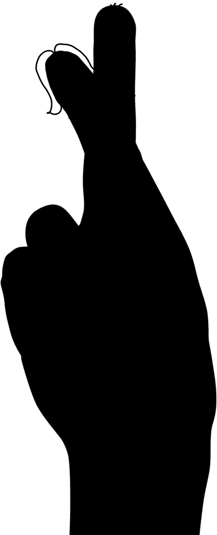 Transparent Hands Silhouette Symbolizing Unity and Connection