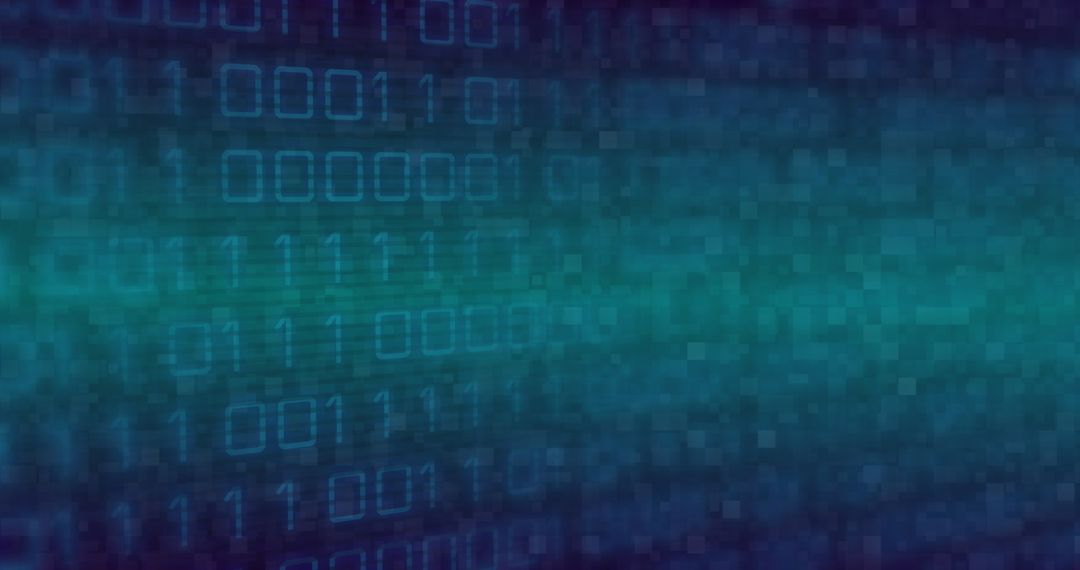 binary code overlay on blue abstract background symbolizing cybersecurity - Free Images, Stock Photos and Pictures on Pikwizard.com
