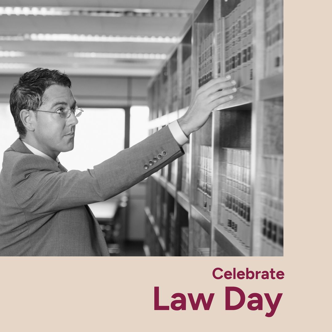 Law Professional Commemorating Law Day in Library