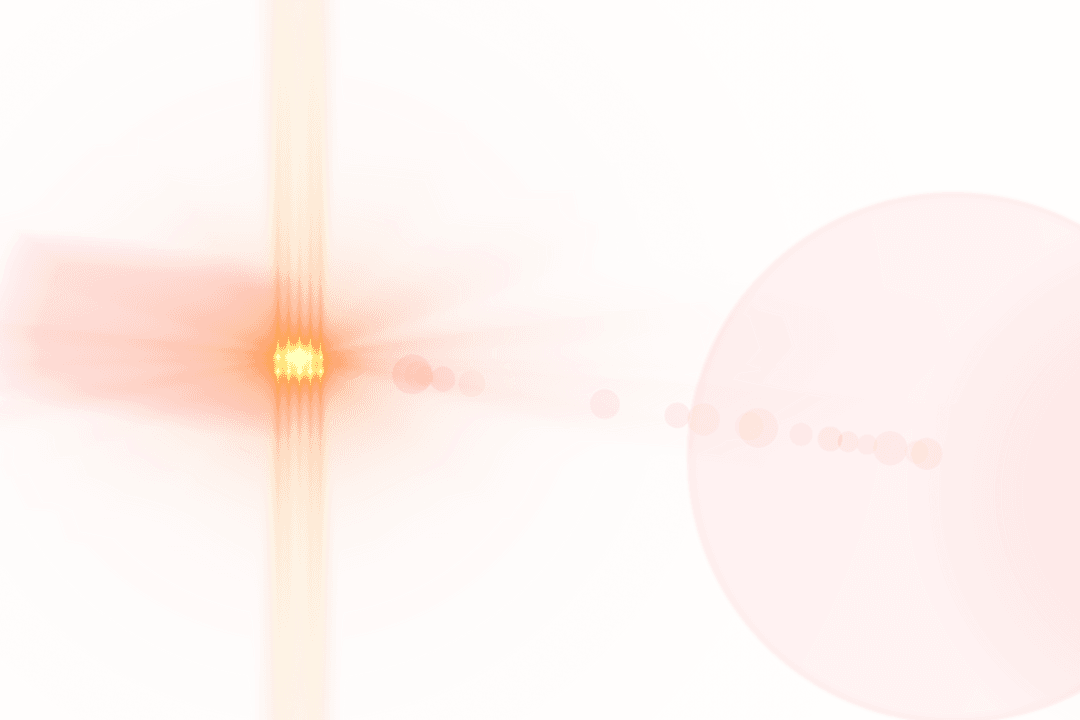 Abstract Shape Artwork on Transparent Background Illustration