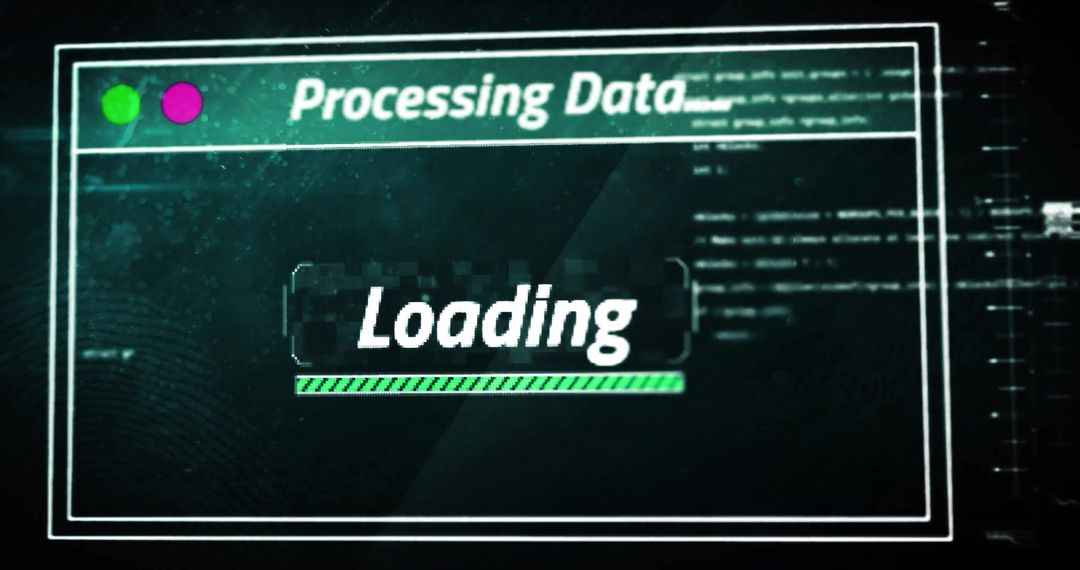 Digital Data Loading Interface Illustration for Technology Concept - Free Images, Stock Photos and Pictures on Pikwizard.com