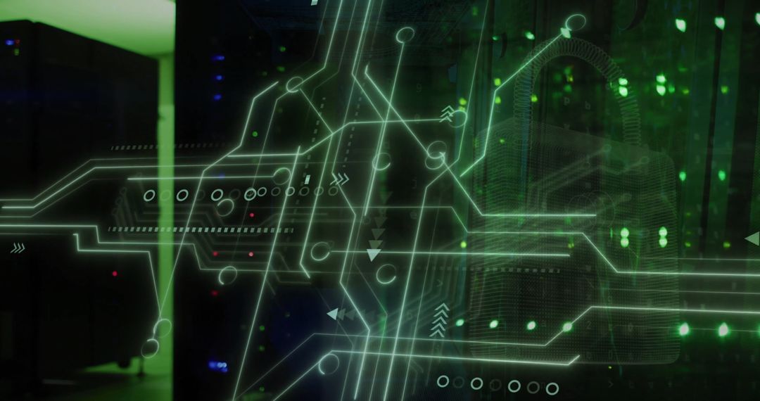 abstract digital circuit with data processing imagery - Free Images, Stock Photos and Pictures on Pikwizard.com