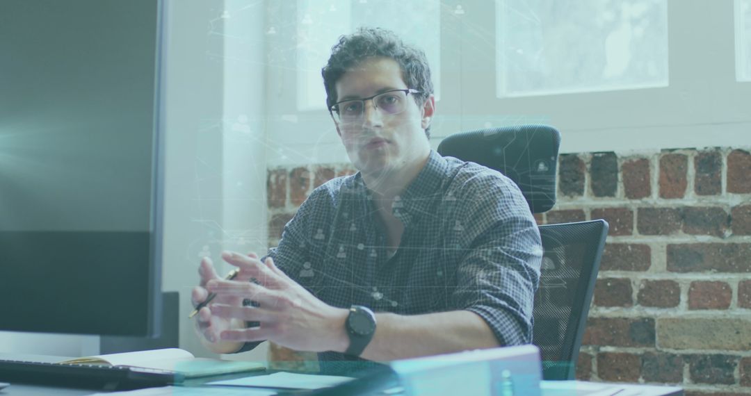 Business Professional Integrating Digital Finance Data